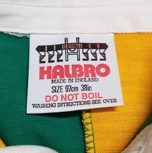 Vintage COLOR BLOCK England Cambridge Rugby Polo - Picture 4 of 6